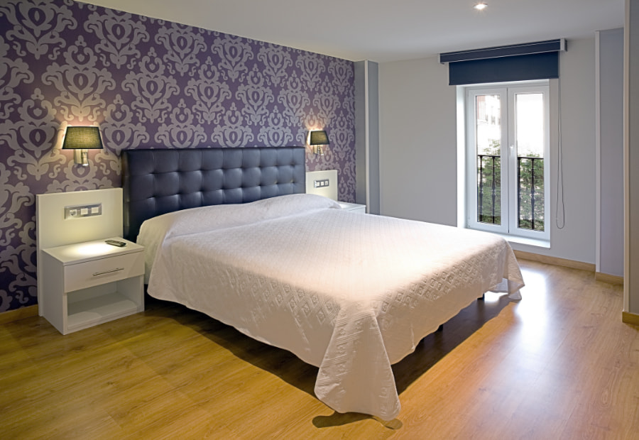 Apartamento Villa Pasiega 2 dormitorios 3 Estancia con cama doble y vistas al exterior