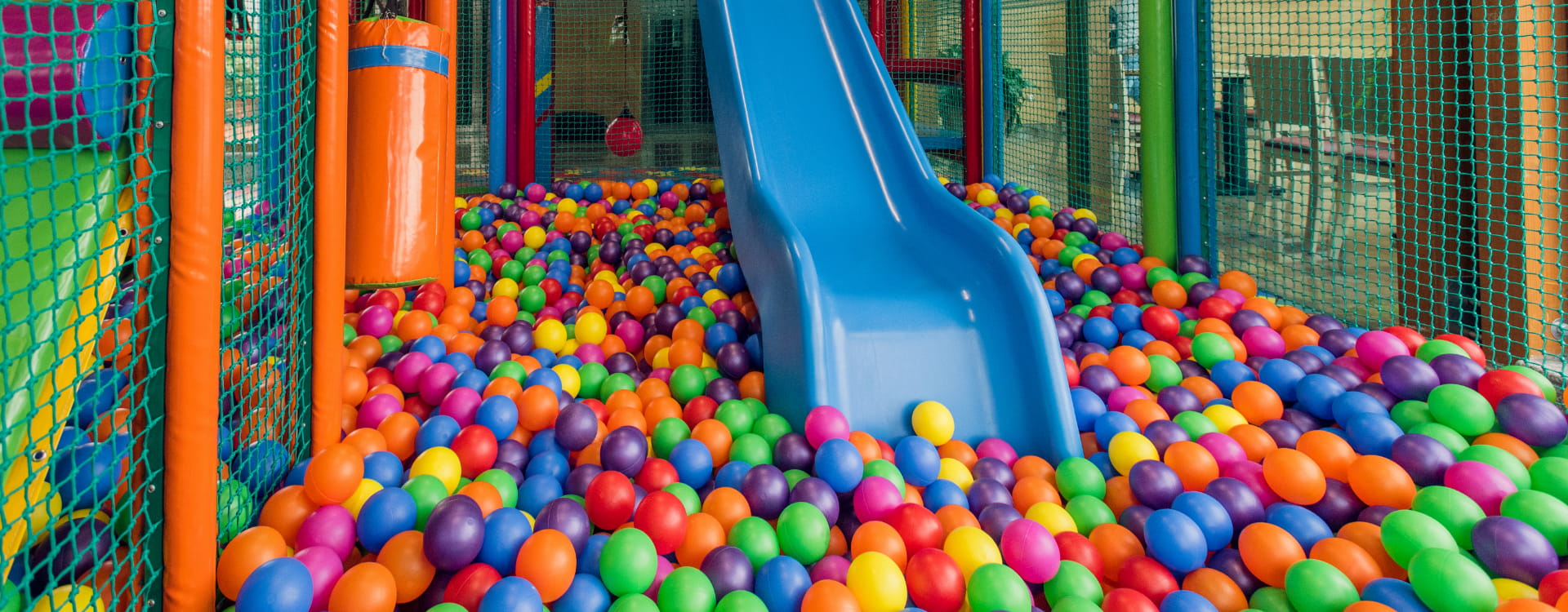 Villa Pasiega Hoznayo Los Pasiegos Group's ball pool with slide